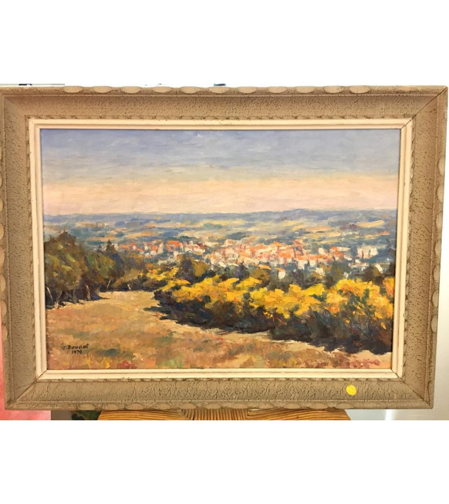 Tableau campagne Boudol vendu par notre petite brocante Valence