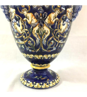 Vase balustre Gien vendu par notre petite brocante Valence.