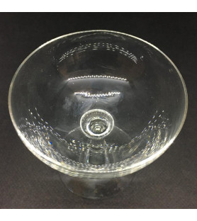 Coupes à champagne en verre vendues par notre petite brocante