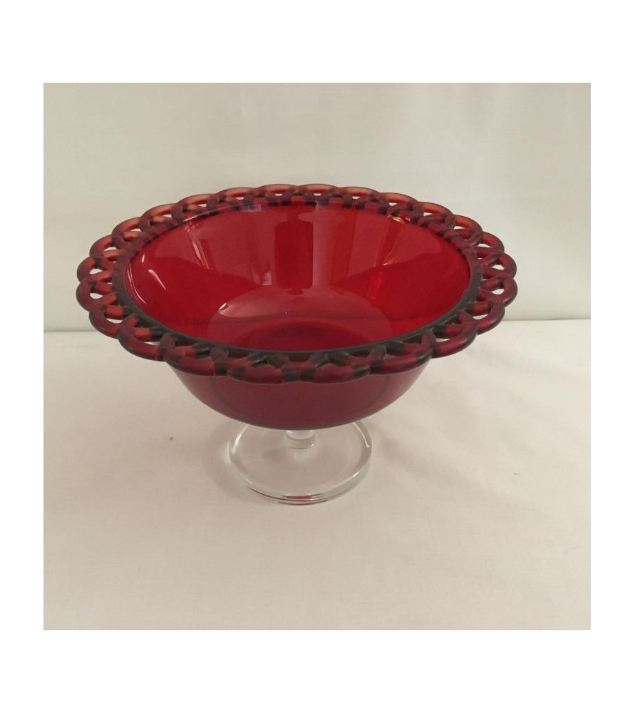 Coupe en verre vendue par notre petite brocante