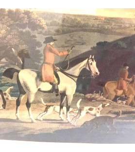 Paire d'estampes anglaises: la chasse vendue par Notre petite brocante