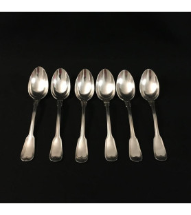 6 grandes cuillères  en...