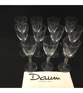 Verres Daum vendus par notre petite brocante Valence
