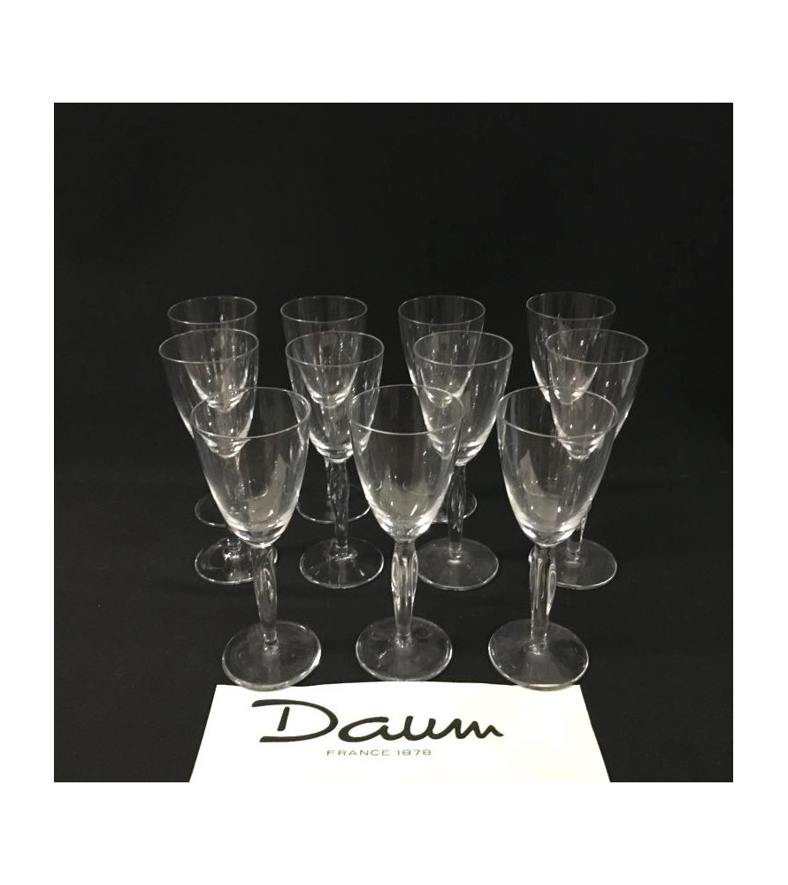 Verres Daum vendus par notre petite brocante Valence