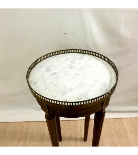 Guéridon bouillotte vendue par notre petite brocante