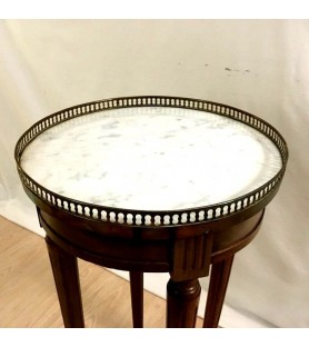 Guéridon bouillotte vendue par notre petite brocante