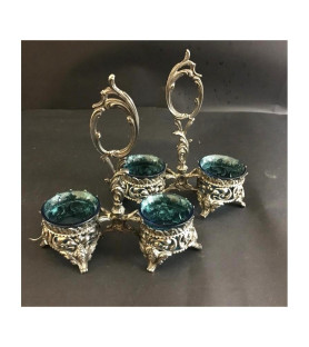 Paire de salerons double vendus par notre petite brocante Valence