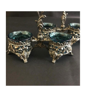 Paire de salerons double vendus par notre petite brocante Valence