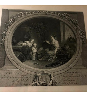 Gravure d'Après Fragonard