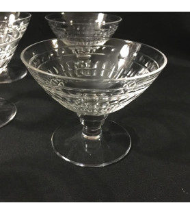 Coupes à champagne Saint Louis vendues par Notre petite brocante