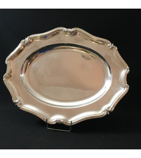 Plat Christofle en métal argenté vendue par notre petite brocante