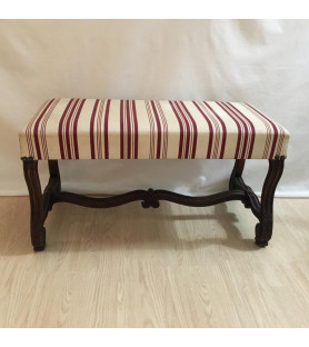 Banquette en bois vendue par notre petite brocante