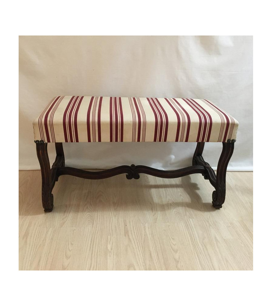 Banquette en bois vendue par notre petite brocante