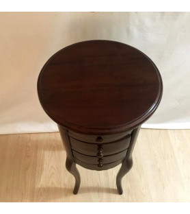 Chevet tambour vendu par Notre petite brocante
