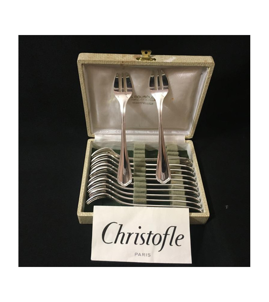 Fourchettes à huîtres Cristofle Spatours vendues par notre petite brocante