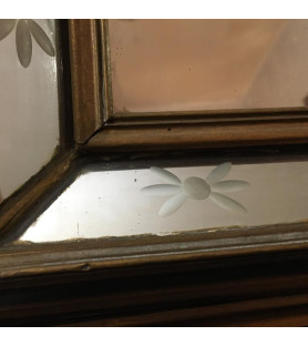 Miroir à parecloses XIX ème