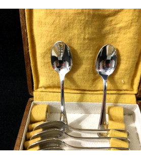 Cuillères à moka Christofle América vendues par notre petite brocante