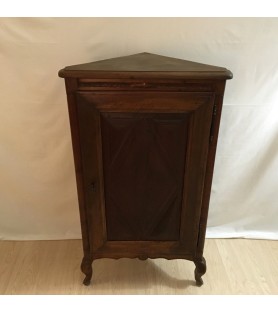 Encoignure en bois naturel vendue par notre petite brocante