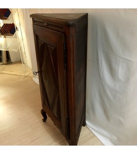 Encoignure en bois naturel vendue par notre petite brocante
