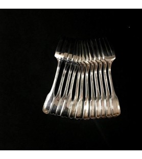 Fourchettes à huître "Filet Chinon" vendues par notre petite brocante