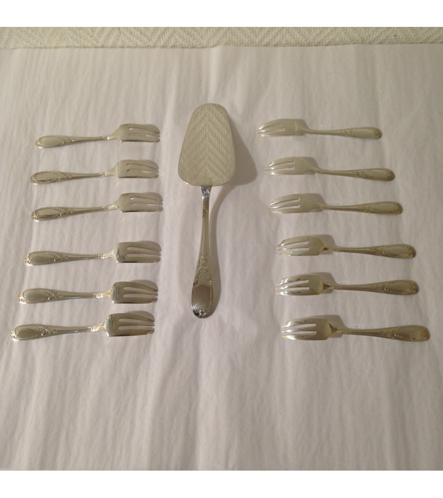 Coffret 12 fourchettes et pelle à gâteau Guy Degrenne